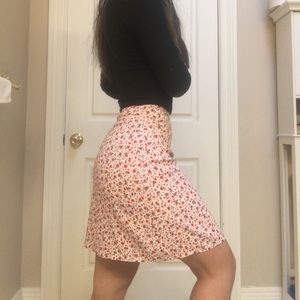 Brandy Melville floral midi clare skirt